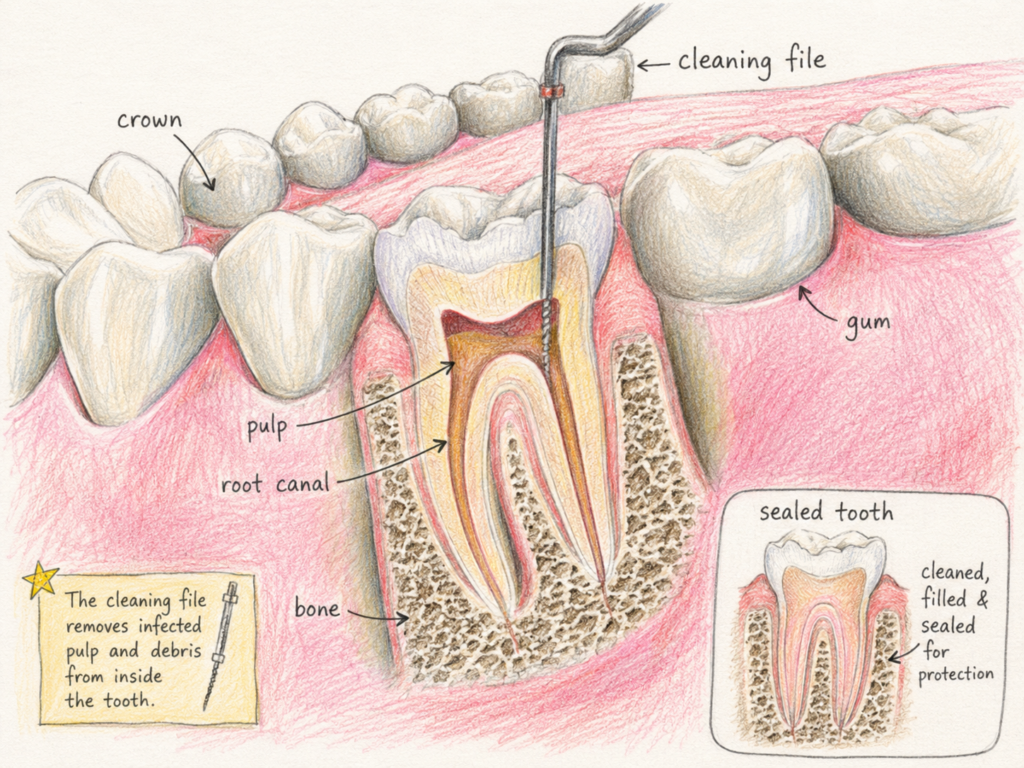 Root Canals for Deeper Cavities