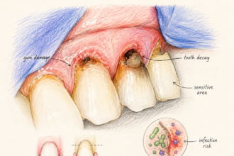 Gum Line Cavity Causes Signs