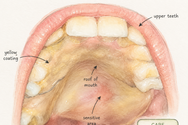 Roof of the Mouth Yellow
