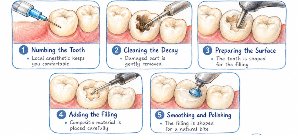 What Your Dentist Does During a Filling