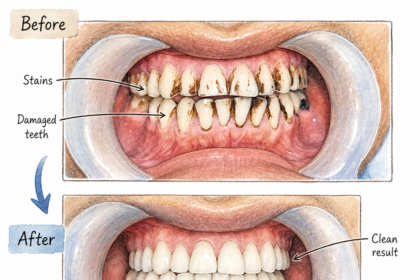 stained teeth from braces